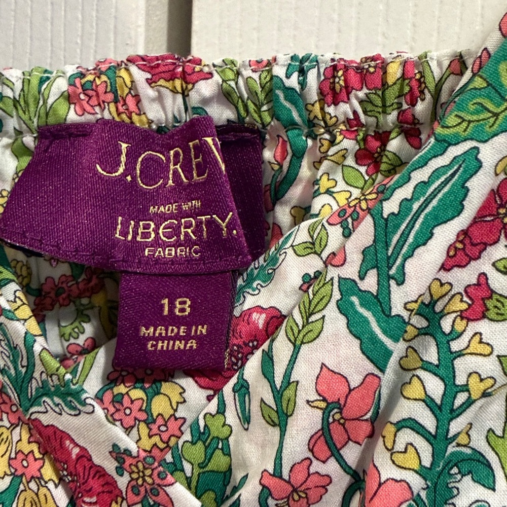 J. Crew Liberty of London Floral Midi Dress - Picture 2 of 5